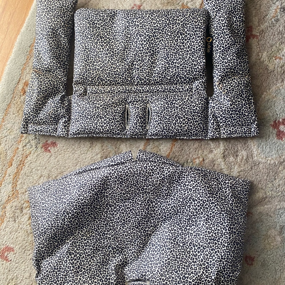 Ukje Wipe Clean High Chair Cushion Leopard Print For Stokke Tripp Trapp
